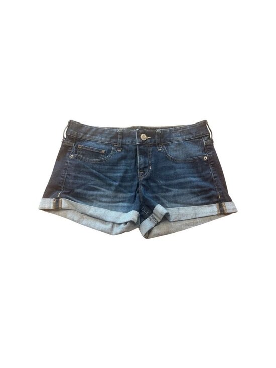 Pants - Women's Size 4 Blue Denim, Cuffed, Pockets